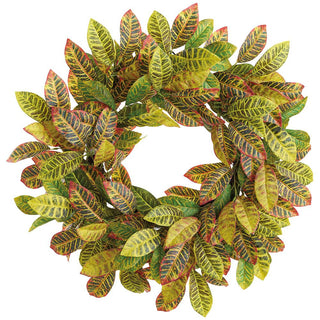 30" Croton Leaf Wreath