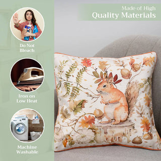 18" Decorative Throw Pillow Cover Pumpkin Passion