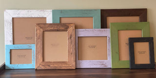 8x10 White Wash Wood Frame