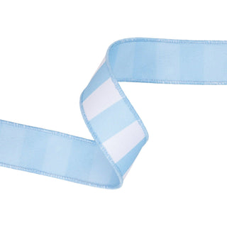 1.5" Light Blue Stripe Ribbon
