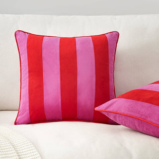 Pillow Covers Hot Pink/Red 18"