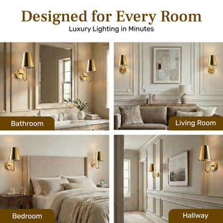 Set Rechargeable Wall Sconces
