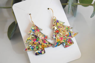 Confetti Tree Earrings