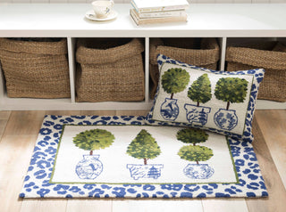 Leopard Topiary Hook Pillow