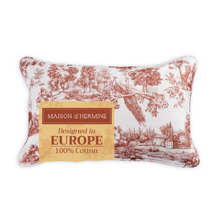 20x12 Throw Pillow Cover Trianon Brown