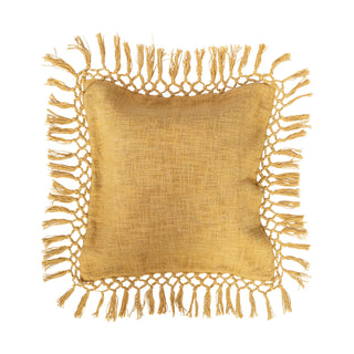 20" Crochet Fringe Pillow