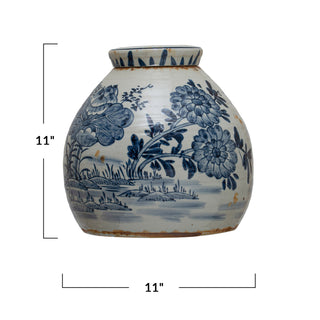 Stoneware Ginger Jar