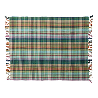 Plaid Cotton Throw