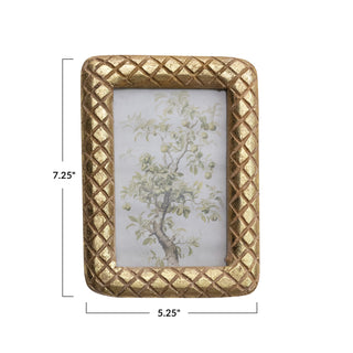 Photo Frame Diamond Pattern