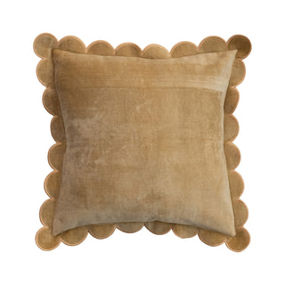 Velvet Scallop Pillow