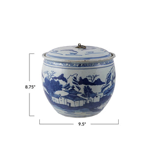 Stoneware Ginger Jar