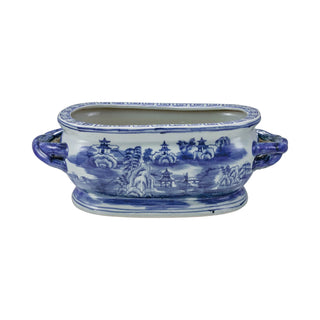 Chinoiserie Oval Planter