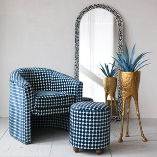 Velvet Upholstered Chair