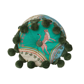 Cheeta Flower Bolster Pillow