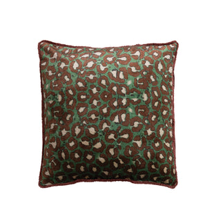 Velvet Leopard Pillow