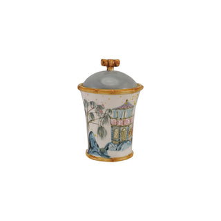 Stoneware Canister Palm House