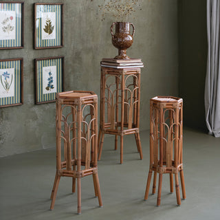 Rattan Hexagon Table