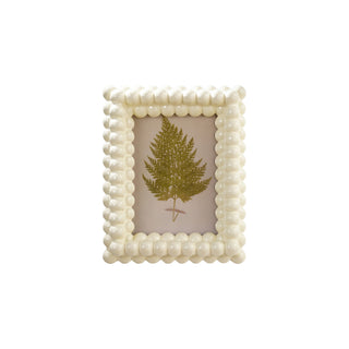5x7 Cream Resin Ball Frame