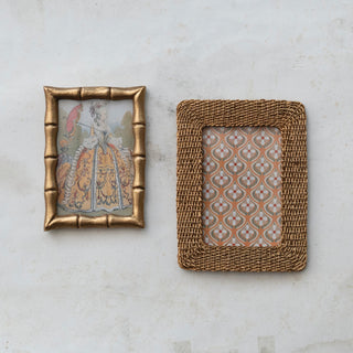 4x6 Gold Bamboo Frame