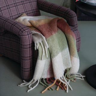 Woven Plaid Throw
