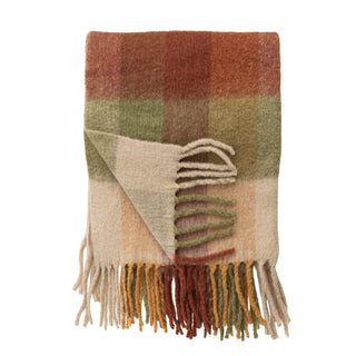 Woven Plaid Throw