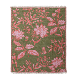 Botanical Fringe Throw