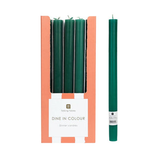 Green Dinner Candles