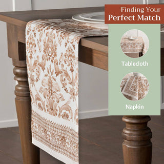 72" Table Runner Cotton Double Layer Allure