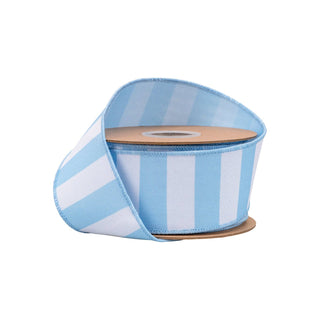 2.5" Light Blue Stripe Ribbon