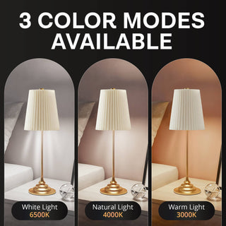 Cream 16" Rechargeable LED Lamp