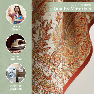 Kitchen Towels Cotton S/2 Paisley