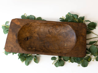 Wood Dough Bowl Natural