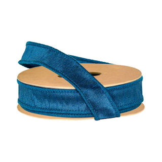 1" Dupioni Ribbon Copper Brown