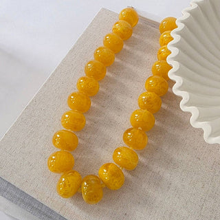 Bella Beaded Necklace WATERPROOF Honey