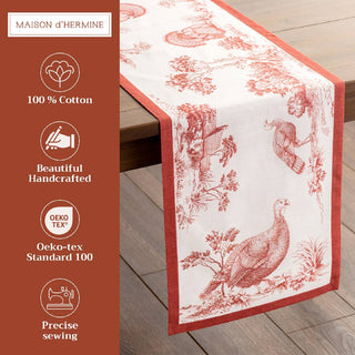 72" Turkey Table Runner
