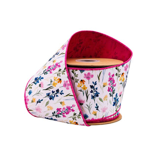 4" Small Floral Ribbon