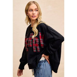Plaid Christmas Sweatshirt