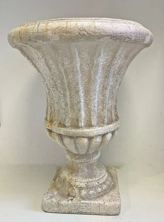 Large Cream Footed Urn