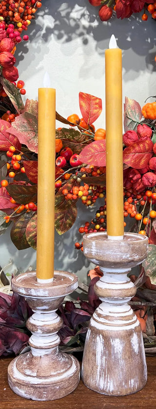 12" Tan Motion Taper Candle