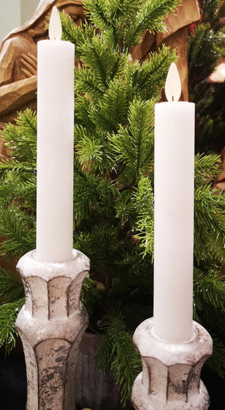 7" Cream Motion Taper Candles