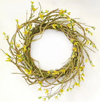 Vine Forsythia Wreath 24"