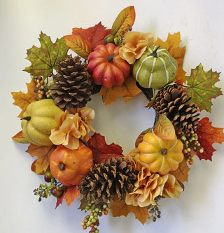 16" Fall Gourd Wreath