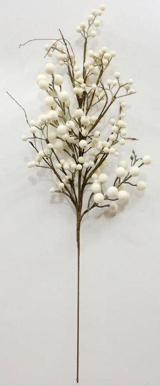 White Berry Spray 28"