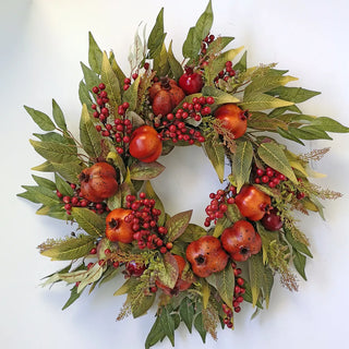 24" Pomegranate Wreath