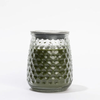 Silver Spruce Glass Candle