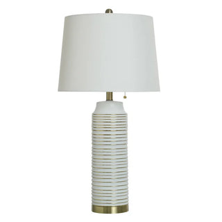 White Gold Table Lamp