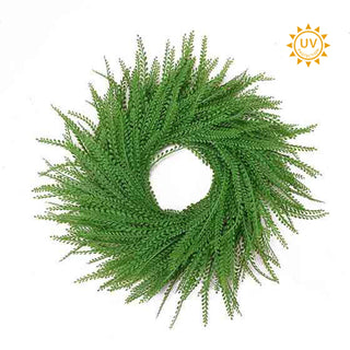 UV Bead Grass Wreath 18"