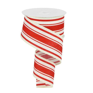 2.5" Red Stripe Ribbon