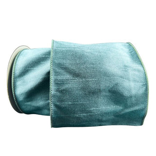 4" Wired Ribbon - Dusty Blue