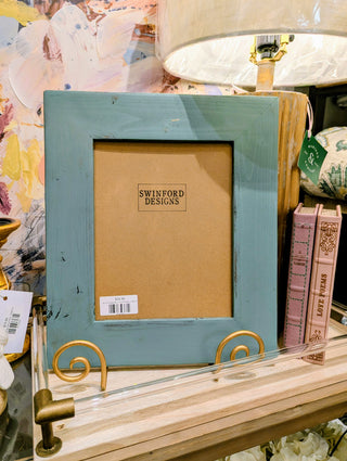 8x10 Cottage Blue Wood Frame